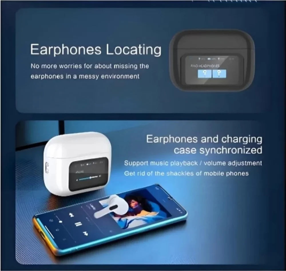 Airpods pro 2 Display Touch Screen Earbuds
