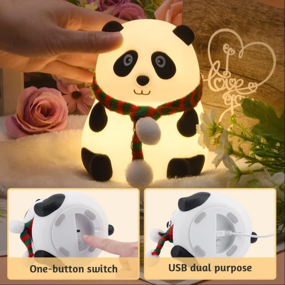 Silicone Panda Night Lamp