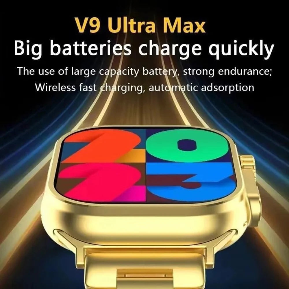 Golden Smart Bluetooth Smart Watch